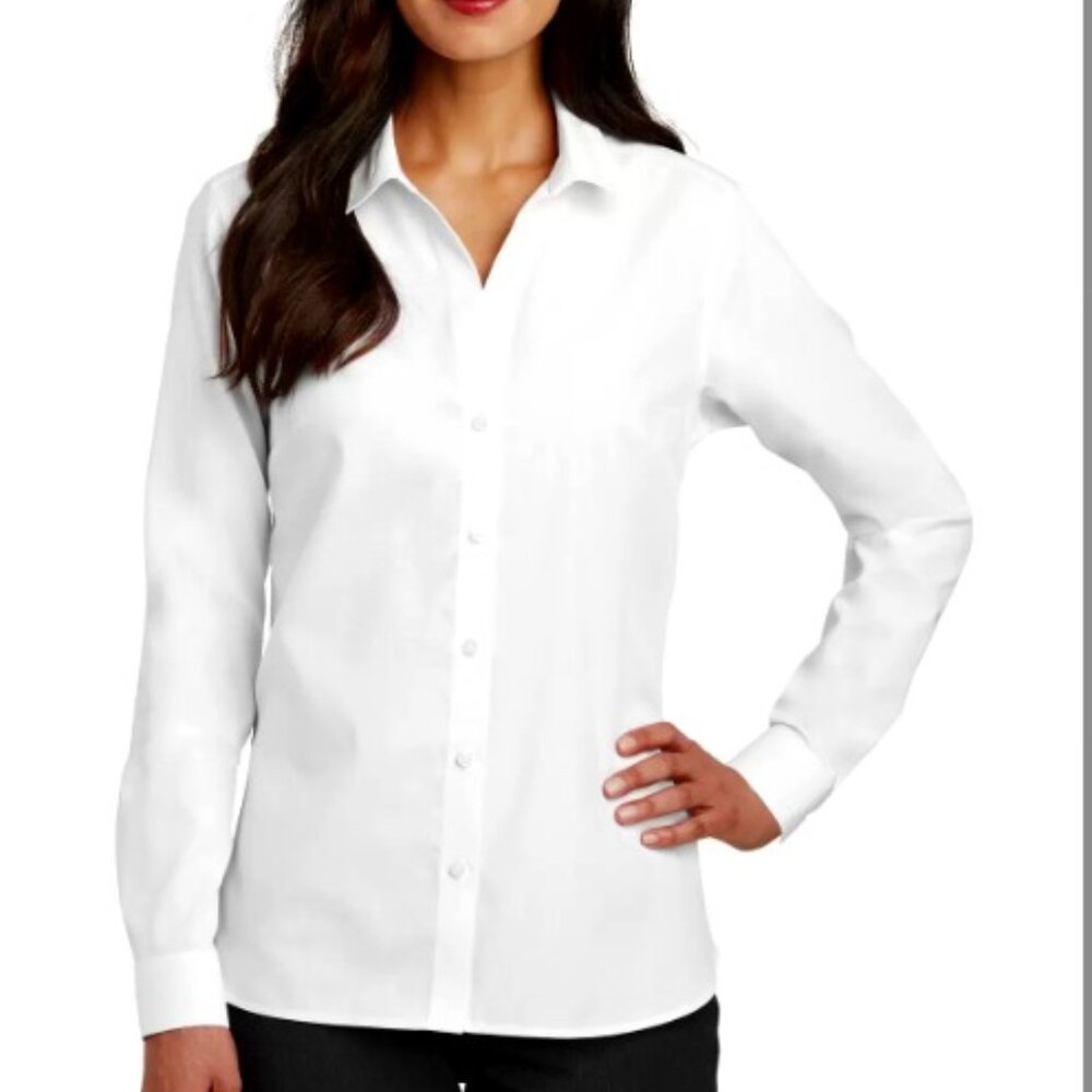 Classic White Women's Blouse